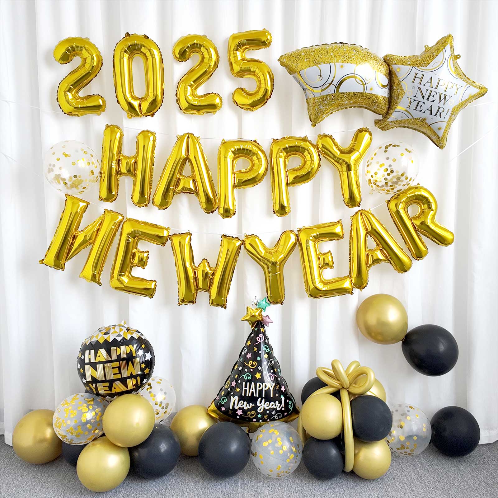 HAPPY NEW YEAR バルーンセット Amazon | 2026 HAPPY NEW YEAR バルーン 飾り付け セット 2026 数字